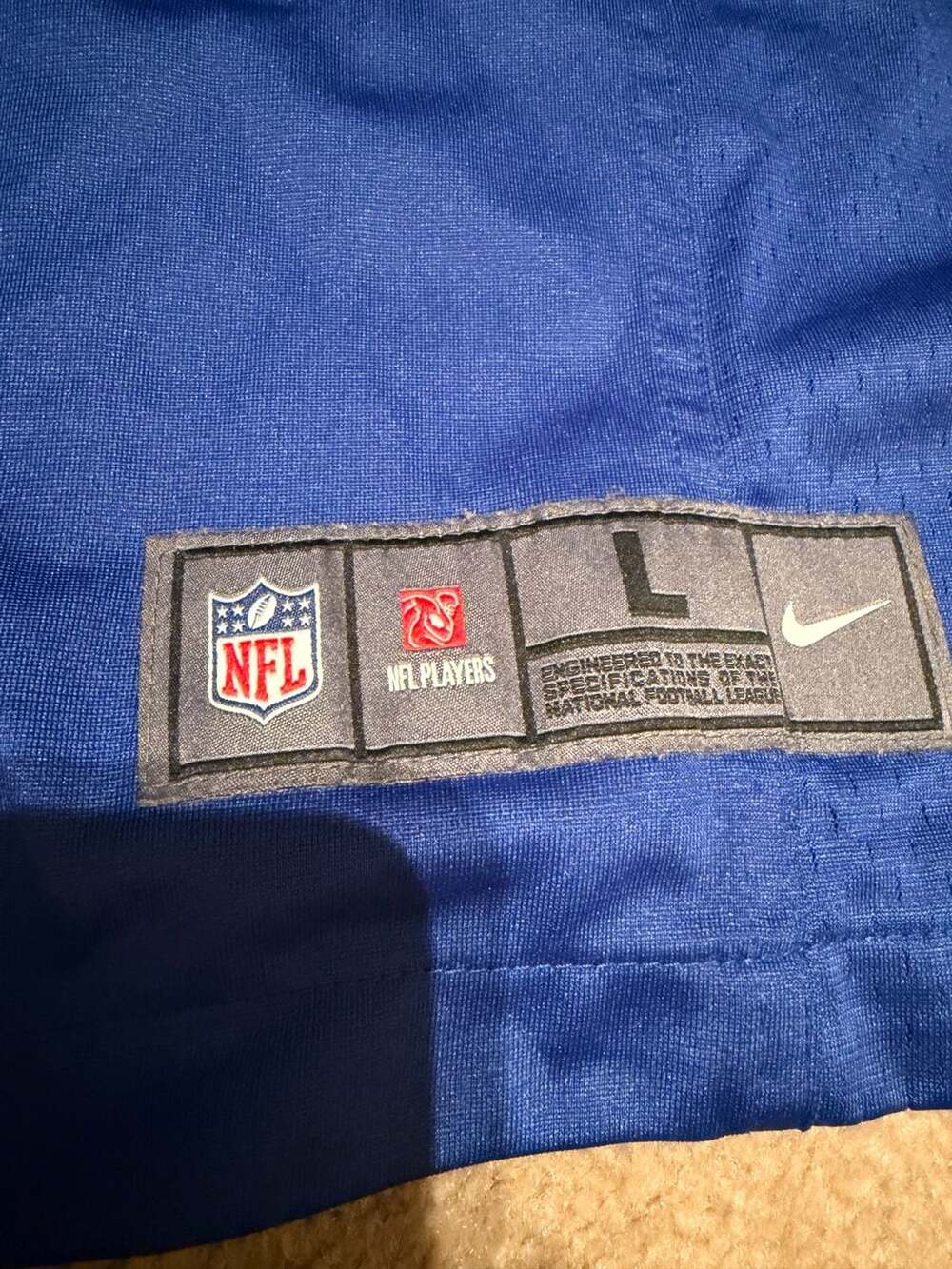 Nike New York Giants Saquon Barkley #26 NFL Game Home Jersey (i) - Picture 2 of 5